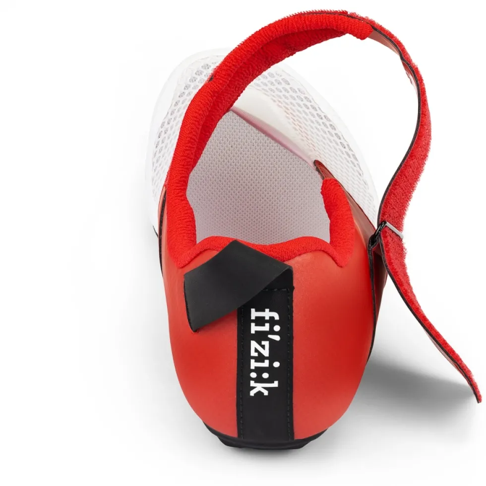 Fizik Transiro Hydra Triatlon-Schoenen Unisex - Wit / Metallic Red
