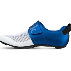 Schoenen|Triathlon Schoenen < Fizik Transiro Hydra Triatlon-Schoenen Unisex - Wit / Metallic Blauw