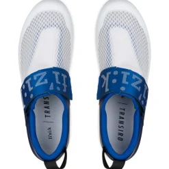 Schoenen|Triathlon Schoenen < Fizik Transiro Hydra Triatlon-Schoenen Unisex - Wit / Metallic Blauw