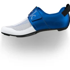 Schoenen|Triathlon Schoenen < Fizik Transiro Hydra Triatlon-Schoenen Unisex - Wit / Metallic Blauw