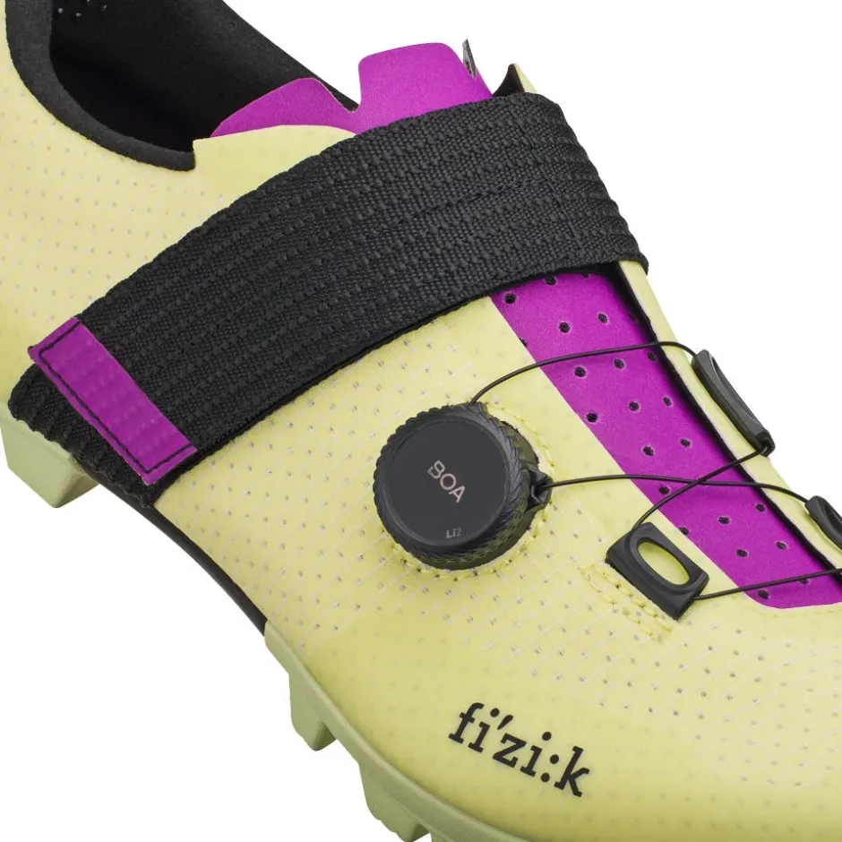 Mtb-Schoenen|Mtb-Schoenen < Fizik Vento Ferox Carbon MTB-Schoenen Unisex - lime/purple