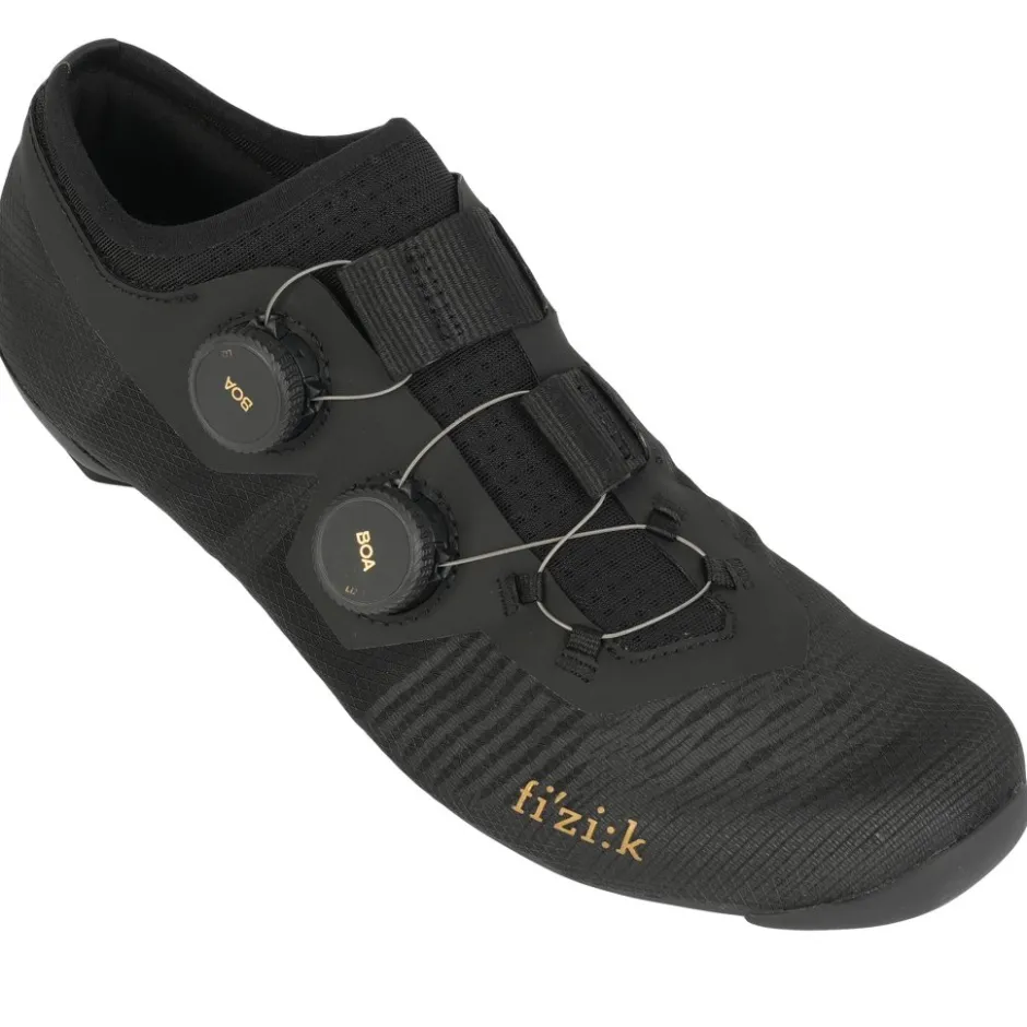 Klikschoenen|Wielrenschoenen < Fizik Vento Vega Carbon Racefietsschoenen - coal black/black