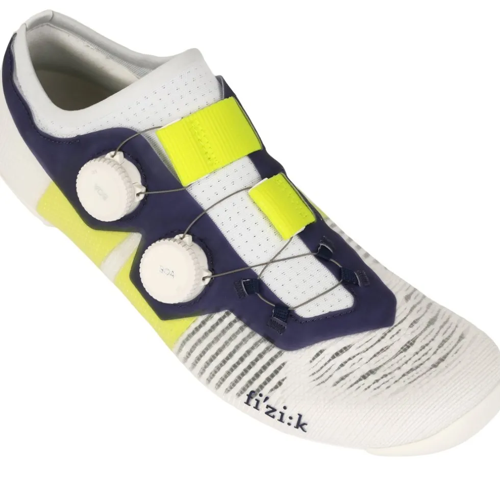 Fizik Vento Vega Carbon Racefietsschoenen - white/yellow fluo
