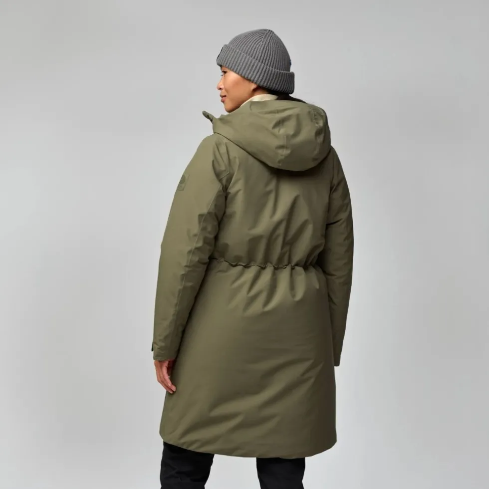 Fjällräven HC Hydratic Padded Parka Dames - fossil
