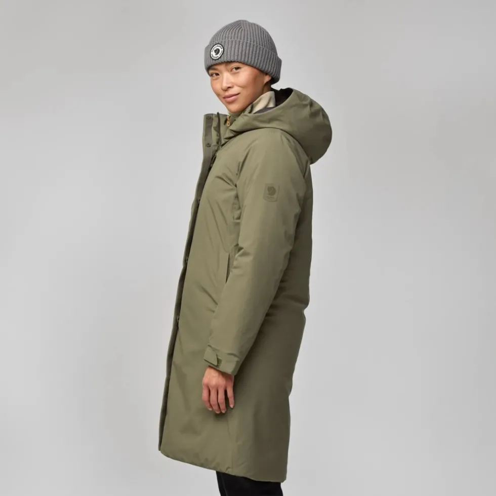 Fjällräven HC Hydratic Padded Parka Dames - fossil