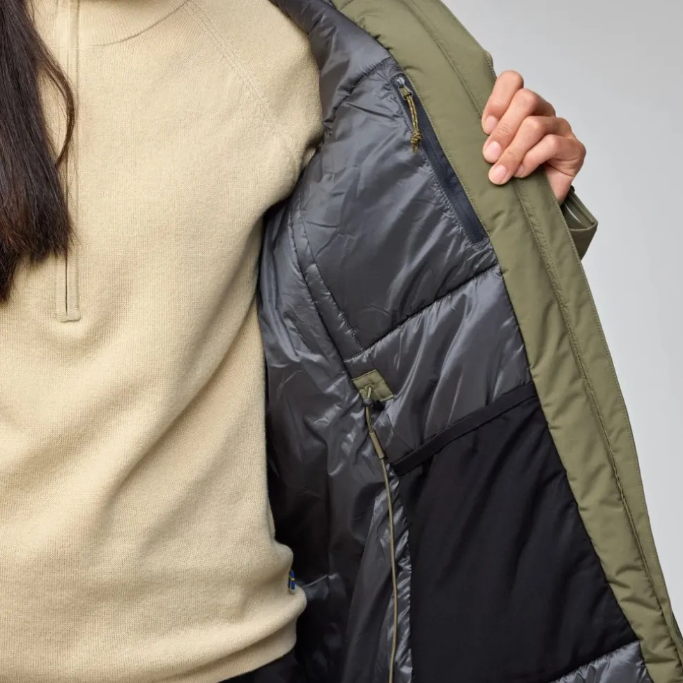 Fjällräven HC Hydratic Padded Parka Dames - fossil