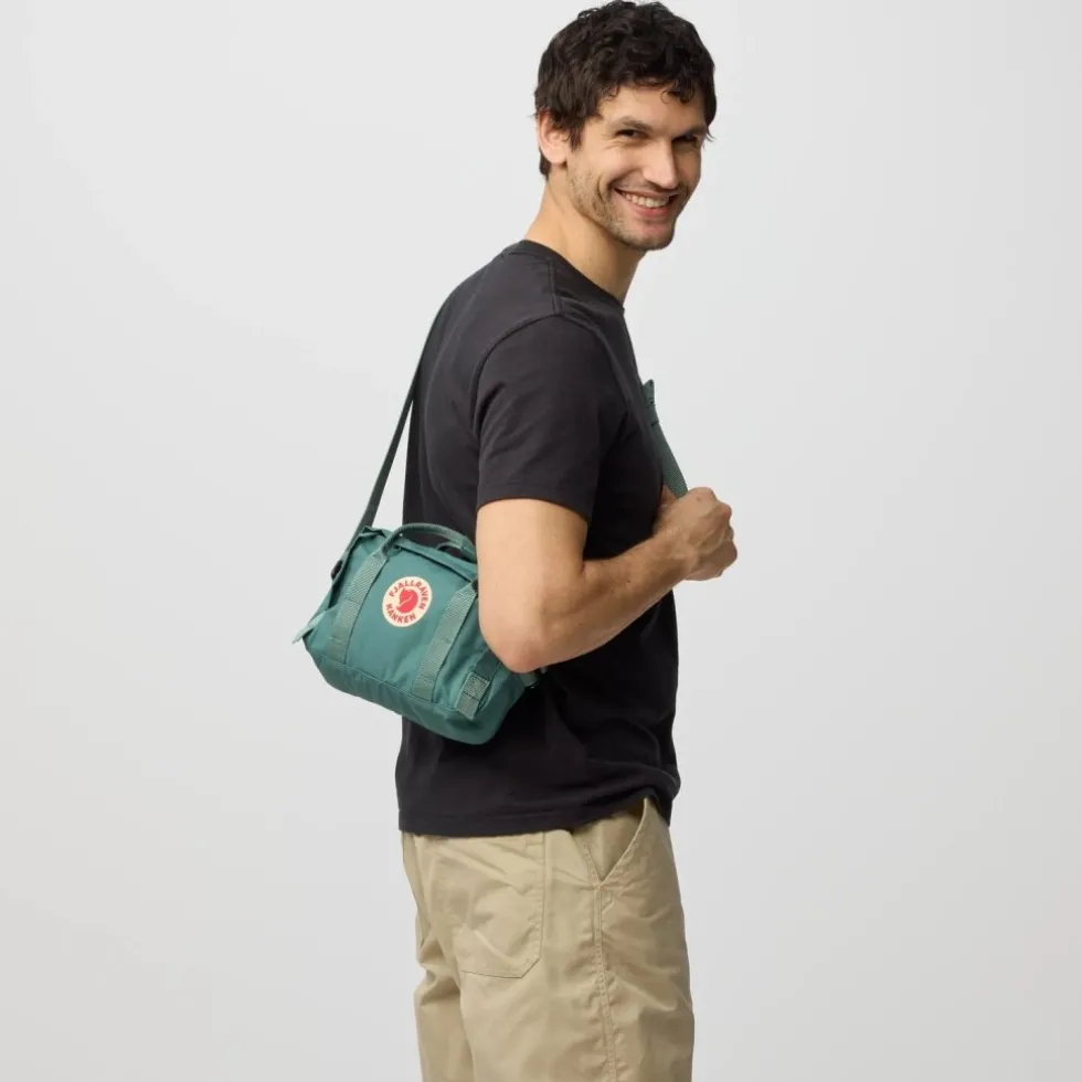 Fjällräven Kånken 4L Crossbody tas - frost green