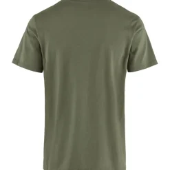 Fjällräven Multicolor Logo T-Shirt Heren - laurel green