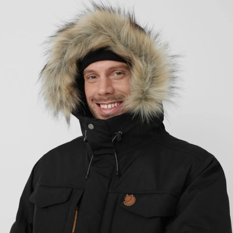 Fjällräven Nuuk Parka Heren - dark oak