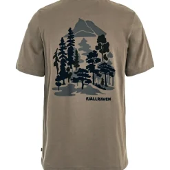 Fjällräven Swedish Forest T-shirt heren - suede brown
