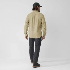 Fjällräven Övik Travel Hemd met lange mouwen Heren - dark navy