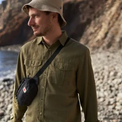 Fjällräven Övik Travel Hemd met lange mouwen Heren - dark navy
