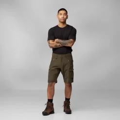 Broeken & Rokken < Fjällräven Abisko Korte Broek Heren - dark navy