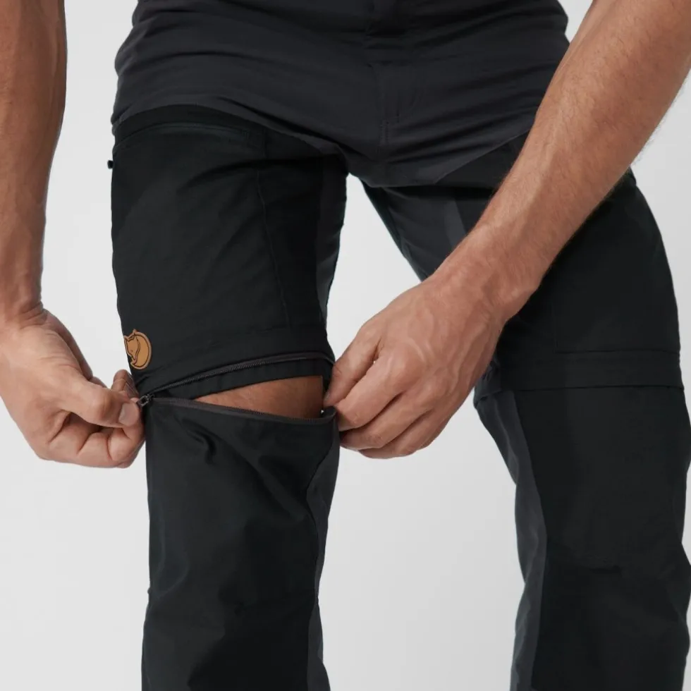 Fjällräven Abisko Midsummer Zip Off Broek Heren - Lang - savanna-light olive