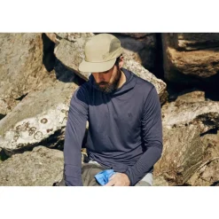 Shirts & Midlayers < Fjällräven Abiko un Hoodie Heren - indigo bue