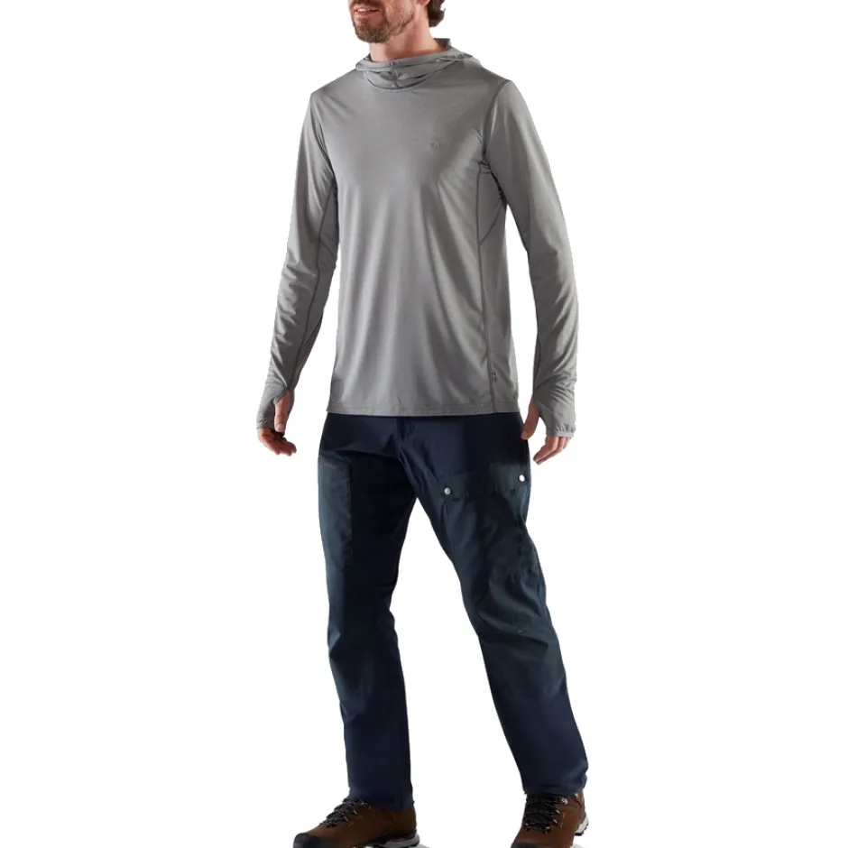 Shirts & Midlayers < Fjällräven Abiko un Hoodie Heren - indigo bue