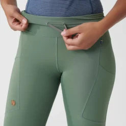 Broeken & Rokken < Fjällräven Abiko Tight Dae - zwart