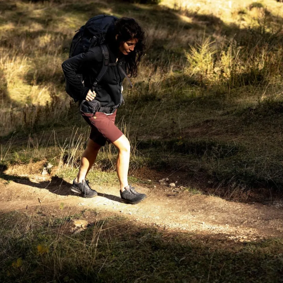 Fjällräven Abisko Trail Stretch Shorts Dames - dark navy