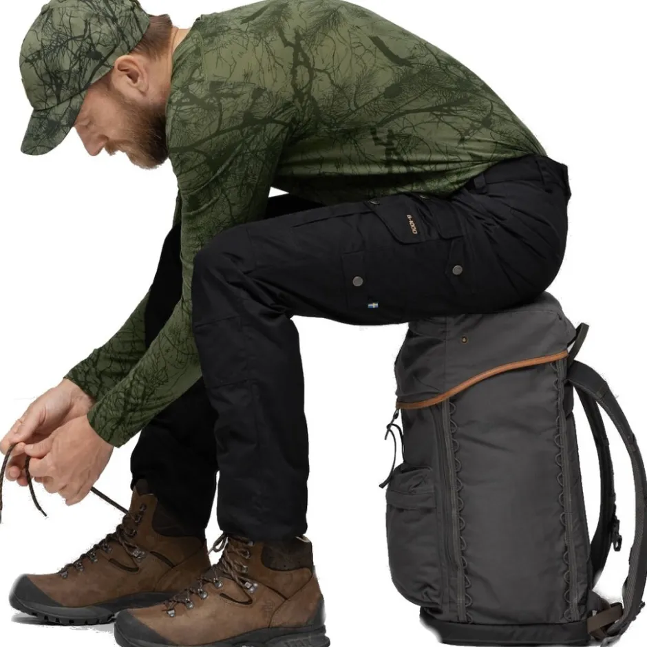 Broeken & Rokken < Fjällräven Barents Pro Broek Heren - dark olive