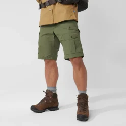Broeken & Rokken < Fjällräven Barents Pro Shorts Heren - dark grey/dark grey