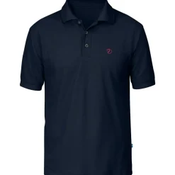 Fjällräven Crowley Piqué Shirt Heren - blueblack