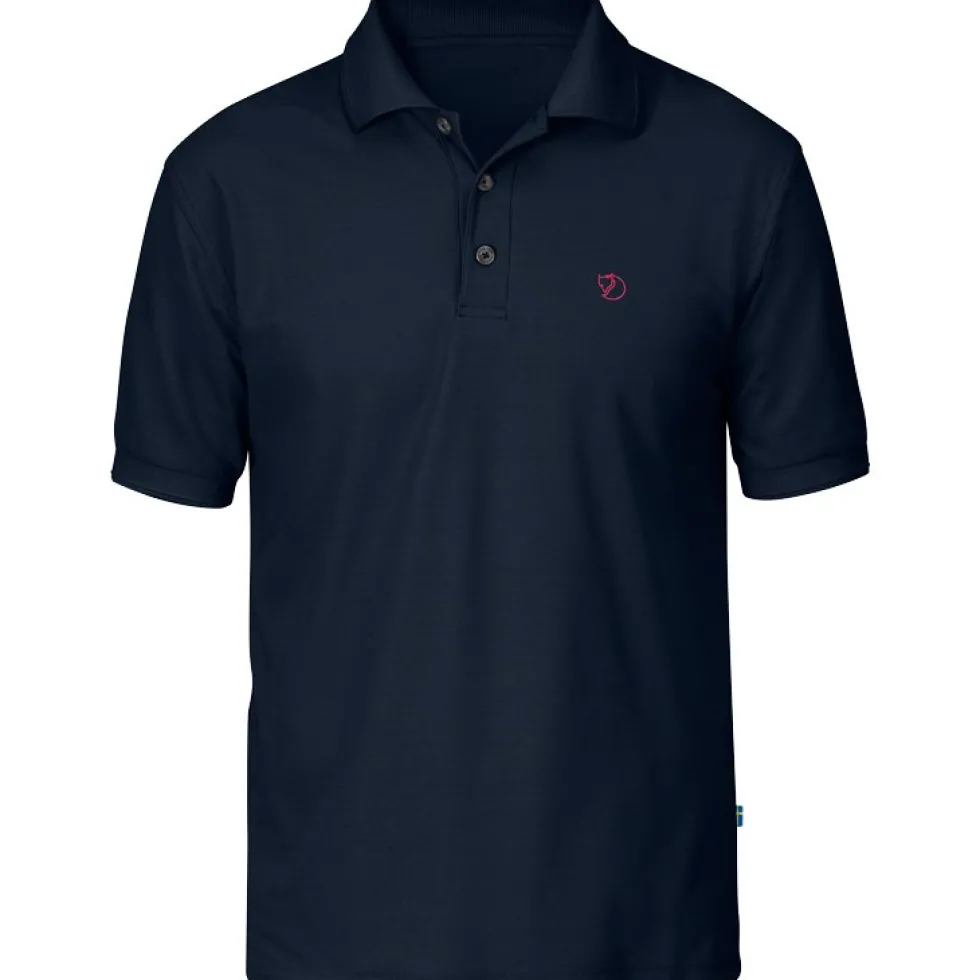 Fjällräven Crowley Piqué Shirt Heren - blueblack
