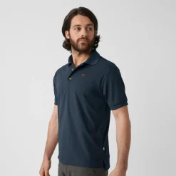 Fjällräven Crowley Piqué Shirt Heren - blueblack