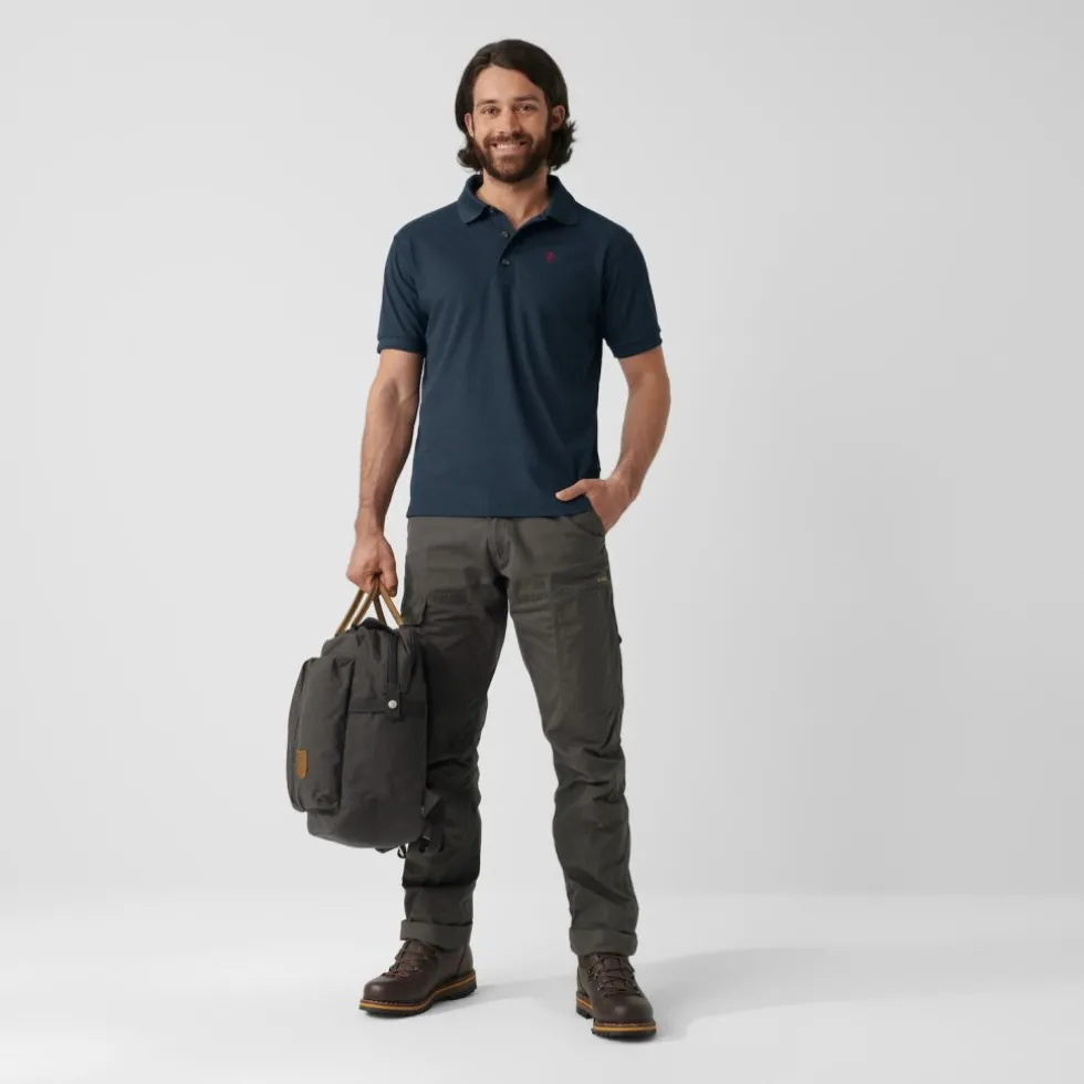 Fjällräven Crowley Piqué Shirt Heren - blueblack
