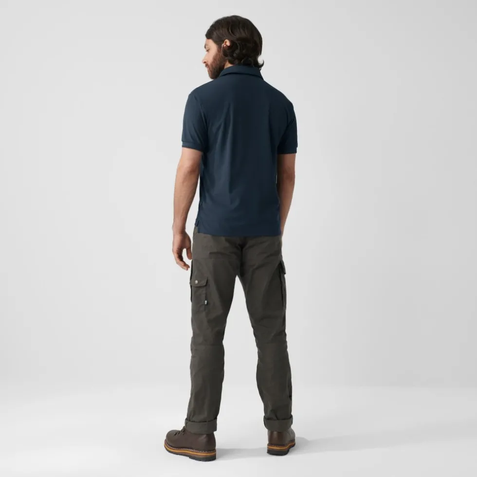 Fjällräven Crowley Piqué Shirt Heren - blueblack