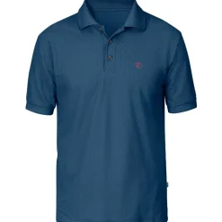 Fjällräven Crowley Piqué Shirt Heren - uncle blue
