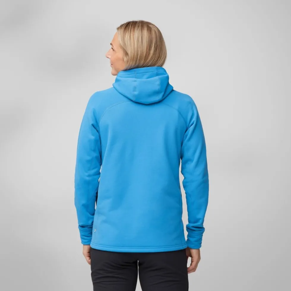 Fjällräven Expedition Fleece Hoodie Dames - UN blue