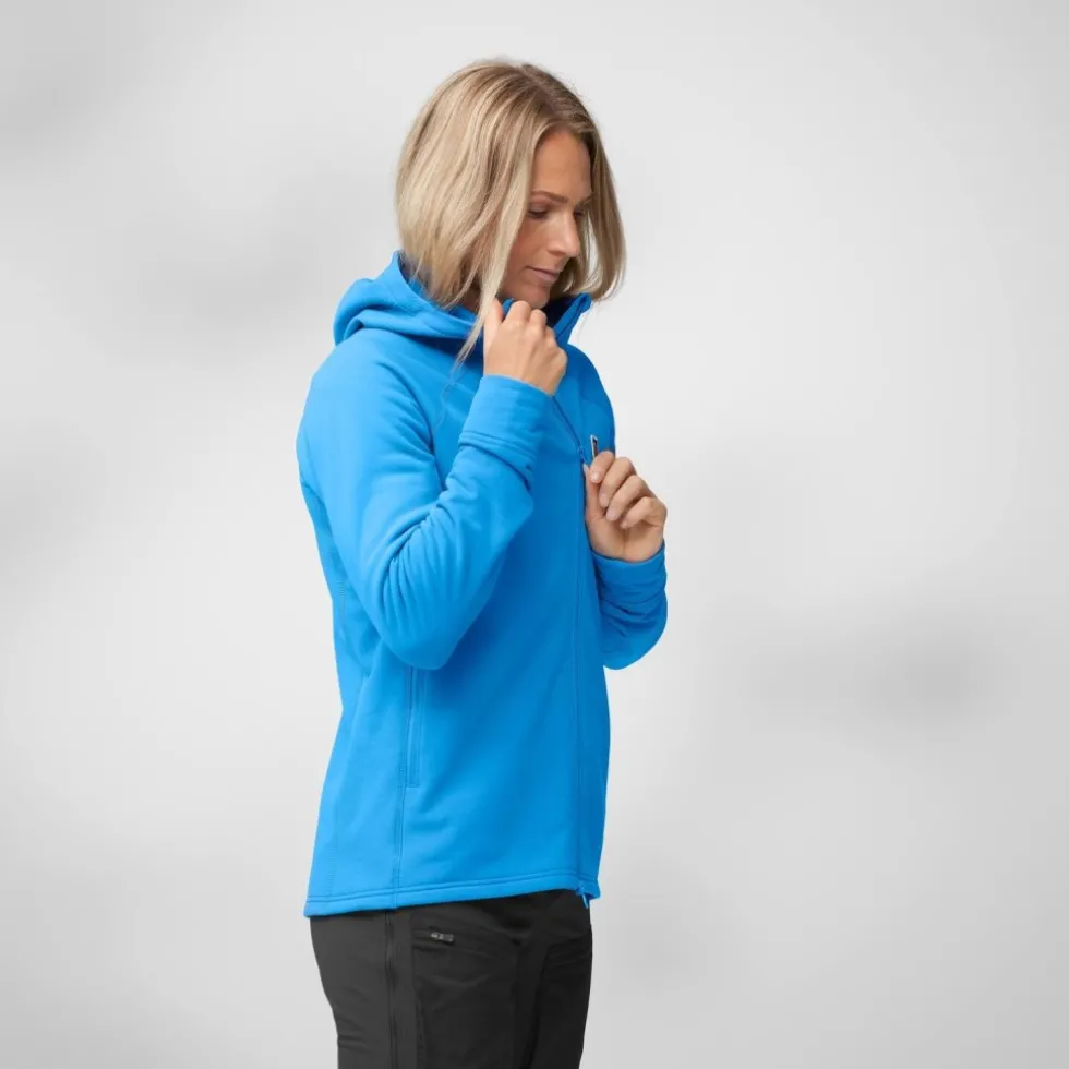 Fjällräven Expedition Fleece Hoodie Dames - UN blue