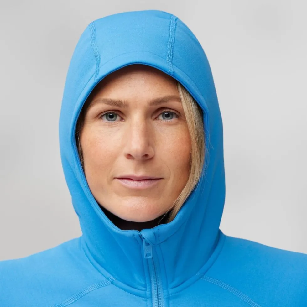 Fjällräven Expedition Fleece Hoodie Dames - UN blue