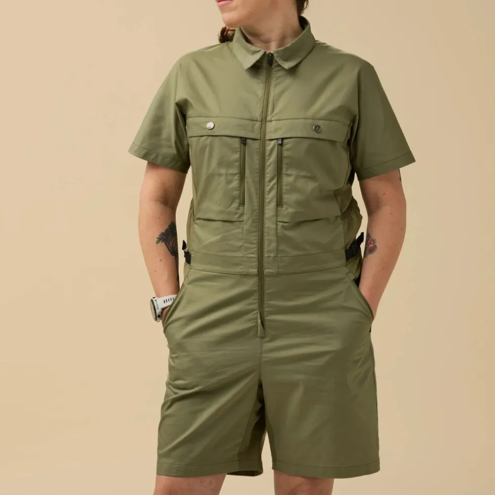 Fjällräven Hoja Field Jumpsuit Dames - zwart