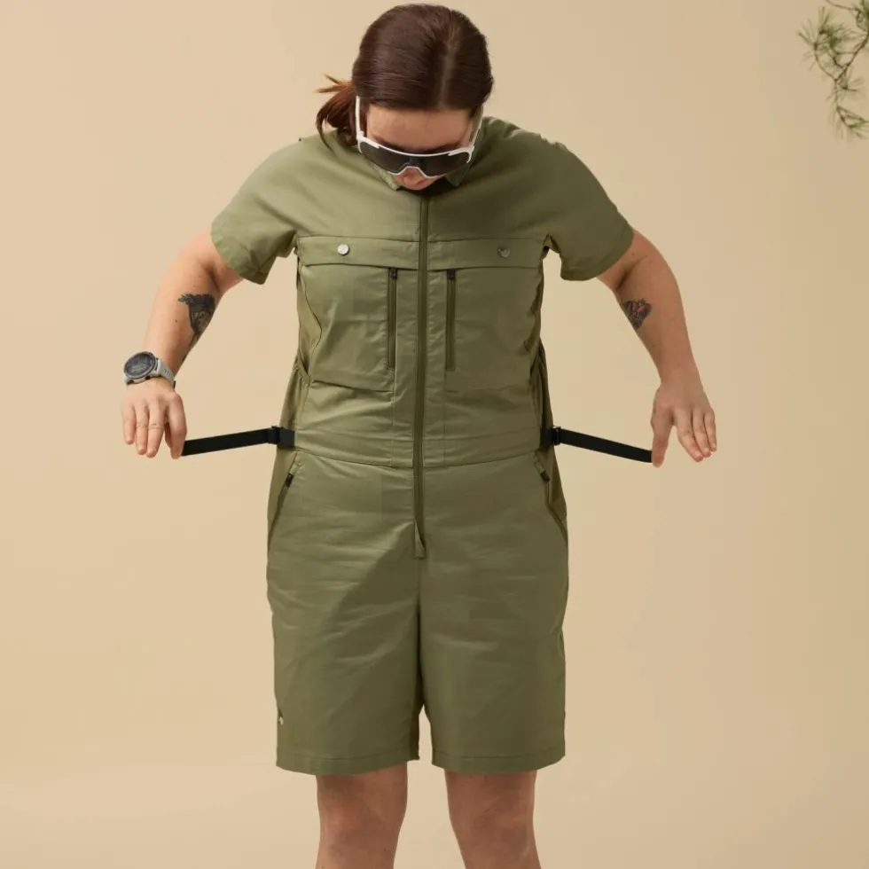 Fjällräven Hoja Field Jumpsuit Dames - zwart