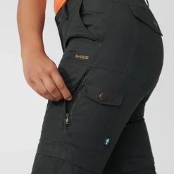 Fjällräven Karla Pro Zip-Off Broek Dames - dark navy