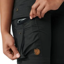 Broeken & Rokken < Fjällräven Karla Pro Zip-Off Broek Dames - bordeaux rood