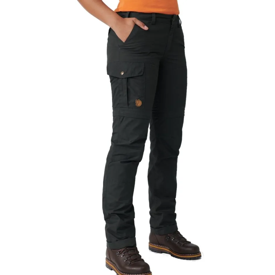 Broeken & Rokken < Fjällräven Karla Pro Zip-Off Broek Dames - bordeaux rood