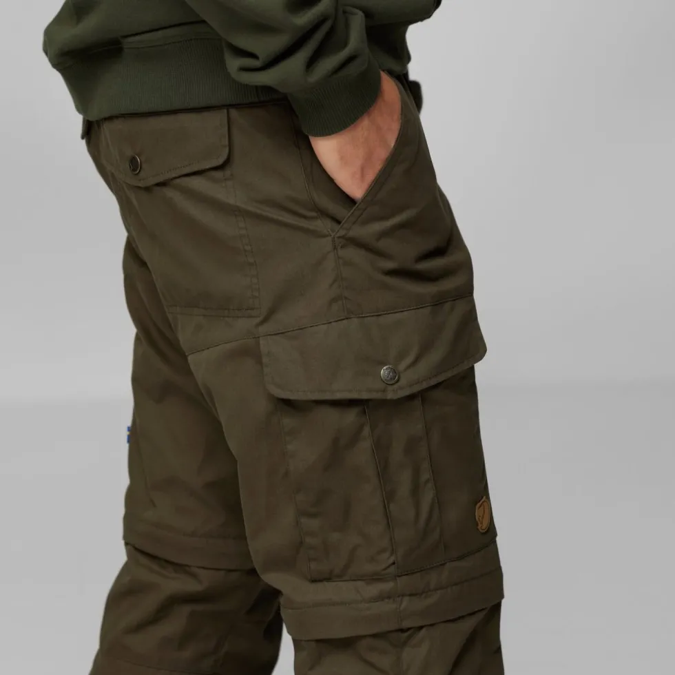 Fjällräven Karl Pro Zip Off Broek Heren - dark grey