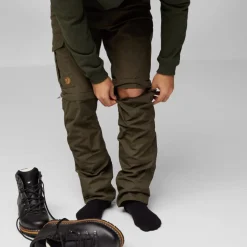 Fjällräven Karl Pro Zip Off Broek Heren - dark grey