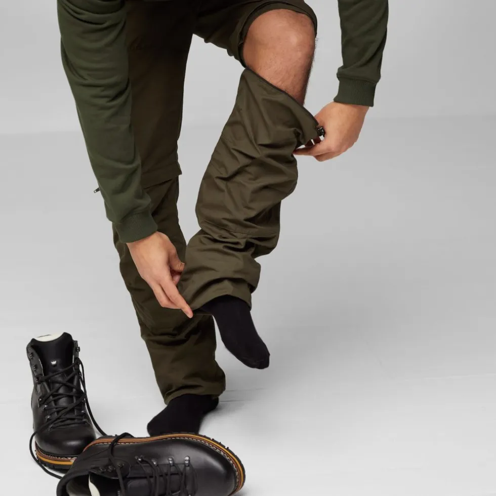 Fjällräven Karl Pro Zip Off Broek Heren - dark grey