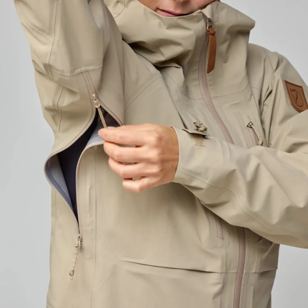 Fjällräven Keb GORE-TEX Jas Dames - fossil