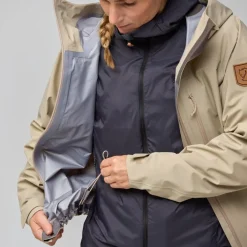 Fjällräven Keb GORE-TEX Jas Dames - fossil