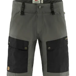Fjällräven Keb Korte Broek Heren - black/stone grey