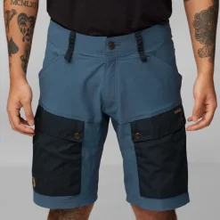 Fjällräven Keb Korte Broek Heren - dark navy/uncle blue
