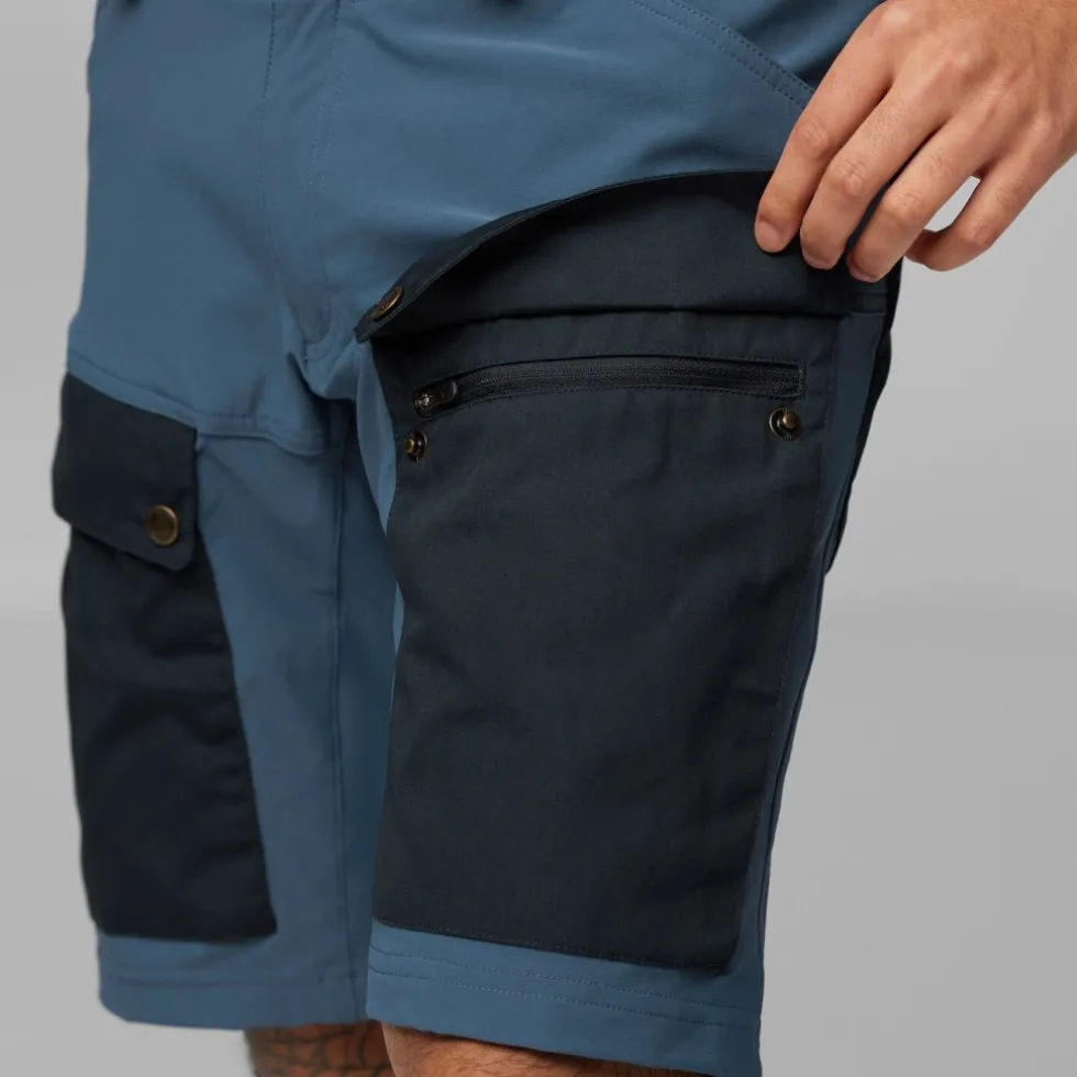 Fjällräven Keb Korte Broek Heren - dark navy/uncle blue