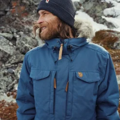Fjällräven Nuuk Polar Parka Heren - mountain blue