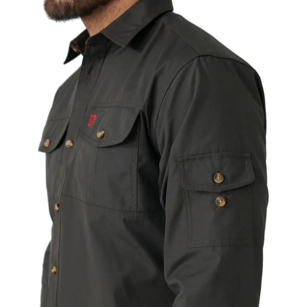 Fjällräven Singi Trekking Hemd met lange Mouwen Heren - mountain blue