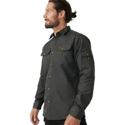 Fjällräven Singi Trekking Hemd met lange Mouwen Heren - mountain blue