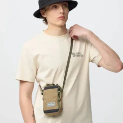 Fjällräven Vardag Pocket Schoudertas - Klein - poppy pink-khaki dust